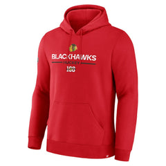 Chicago Blackhawks Fanatics Centennial Fleece Pullover Hoodie - Red - NHL 203171194