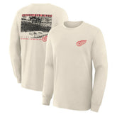 Detroit Red Wings Fanatics Centennial Legacy Long Sleeve T-Shirt - Beige - NHL 203171262