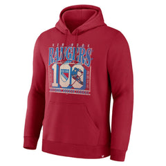 New York Rangers Fanatics Centennial Fleece Hoodie - Red - NHL 203171264