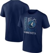 Minnesota Timberwolves '90s Graphic T-Shirt Navy