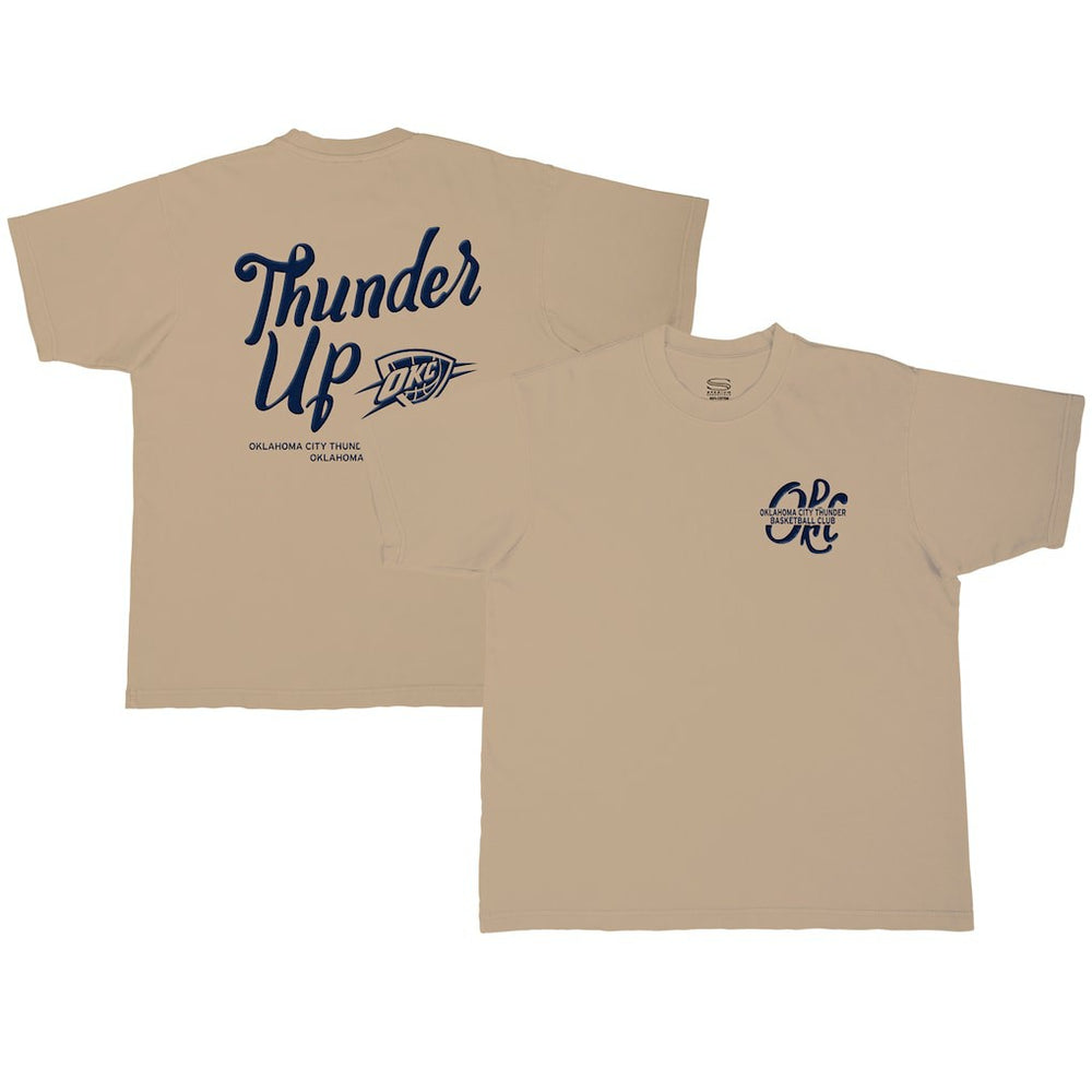 Oklahoma City Thunder Stadium Essentials Unisex Thunder Up Urban T-Shirt Tan