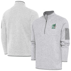 Mexico National Team Antigua Elevate Quarter-Zip Pullover Heather Gray