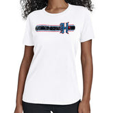 Houston Texans Starter Women's Team Stripe T-Shirt White