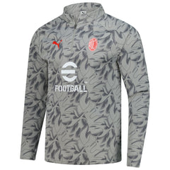 AC Milan 2025/26 Pre-Match dryCell Quarter-Zip Top Gray - Puma for sale