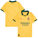 AC Milan Youth 2025/26 Third Replica Jersey Yellow - Puma