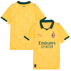 AC Milan Youth 2025/26 Third Replica Jersey Yellow - Puma