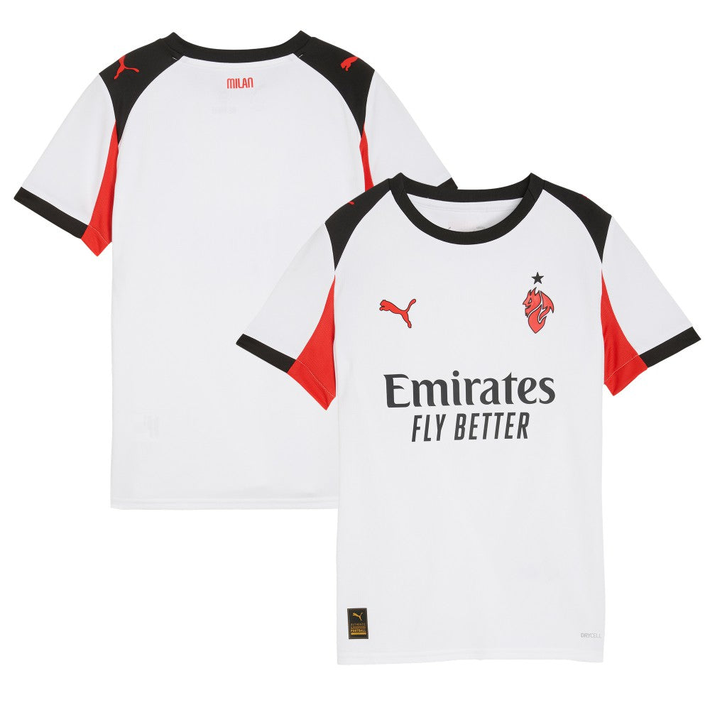 AC Milan Youth 2025/26 Replica Jersey White - Puma