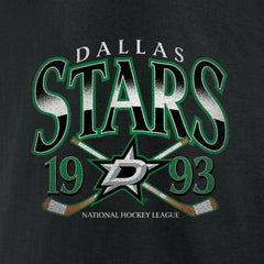 Dallas Stars Retro Cross Sticks T-Shirt - Black - NHL 203175575