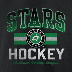 Dallas Stars Retro Stripe T-Shirt - Black - NHL 203175576