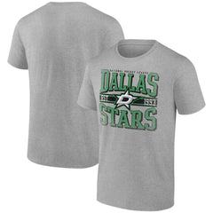 Dallas Stars Retro Vibe T-Shirt - Heather Gray - NHL 203175579