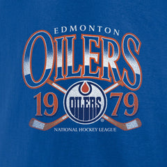 Edmonton Oilers Retro Cross Sticks T-Shirt - Royal - NHL 203175583