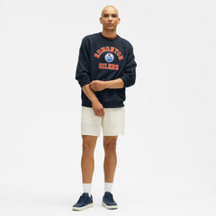 Edmonton Oilers lululemon Steady State Crew - True Navy - NHL 203175649