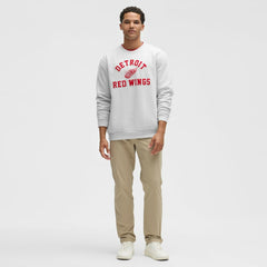 Detroit Red Wings lululemon Steady State Crew - Heathered Core Ultra Light Grey - NHL 203175651