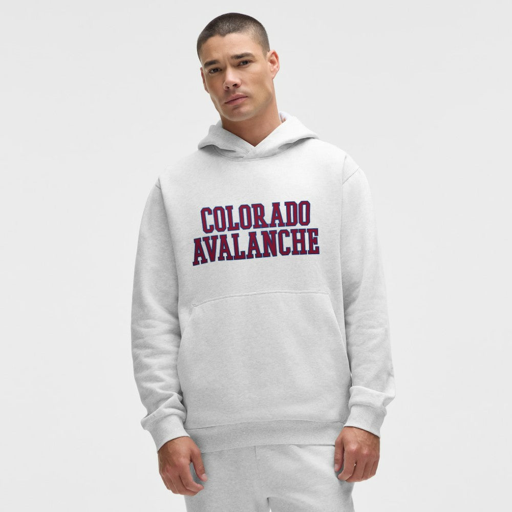 Colorado Avalanche lululemon Steady State Pullover Hoodie - Heathered Core Ultra Light Grey - NHL 203175702