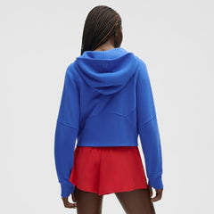 New York Rangers lululemon Women's Scuba Oversized Half-Zip Hoodie - Blue - NHL 203175773
