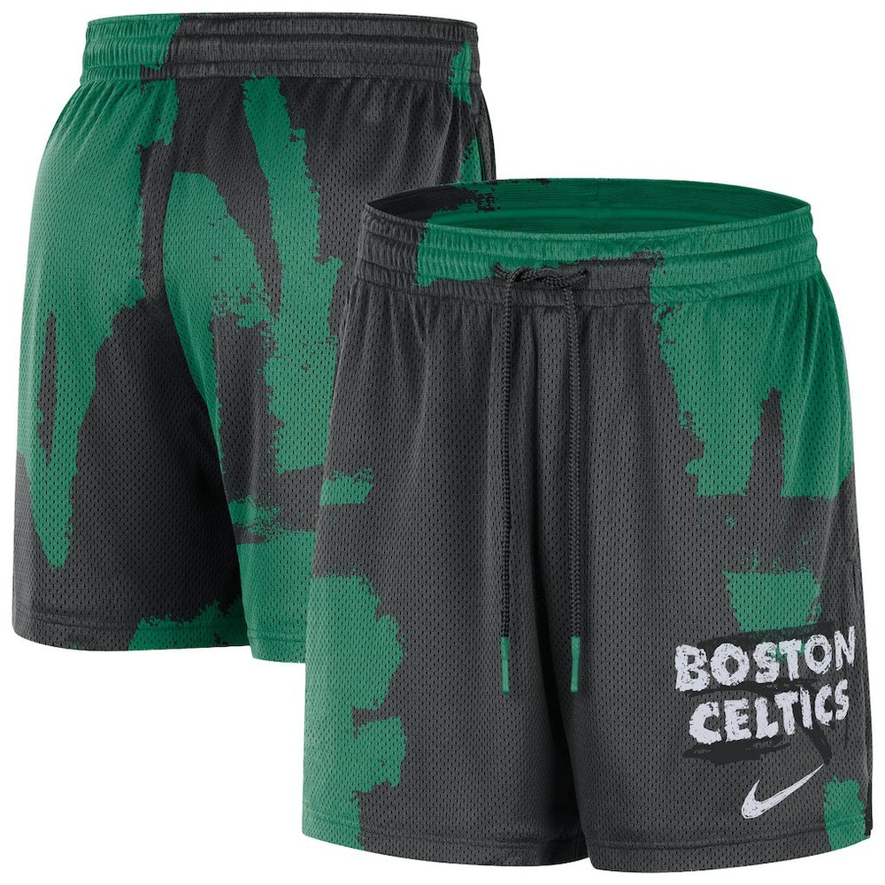 Boston Celtics Courtside Club Dri-FIT Practice Shorts Black/Kelly Green | Nike outlet