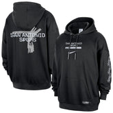 San Antonio Spurs Courtside Club Premium Hoodie Black | Nike outlet