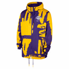 Los Angeles Lakers Unisex Courtside Club Premium Woven Full-Zip Hooded Jacket Purple | Nike discount