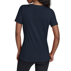 Dallas Cowboys Starter Women's Groovy Script V-Neck T-Shirt Navy