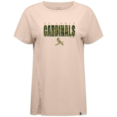 St. Louis Cardinals Levelwear Women's Influx Protect W T-Shirt - Khaki - MLB Sale