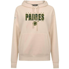 San Diego Padres Levelwear Women's Adorn Protect W Pullover Hoodie - Khaki - MLB Discount