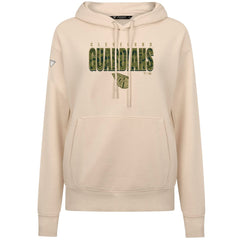 Cleveland Guardians Levelwear Women's Adorn Protect W Pullover Hoodie - Khaki - MLB on Sale