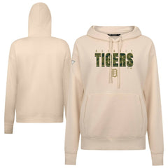 Detroit Tigers Levelwear Women's Adorn Protect W Pullover Hoodie - Khaki - MLB Discount