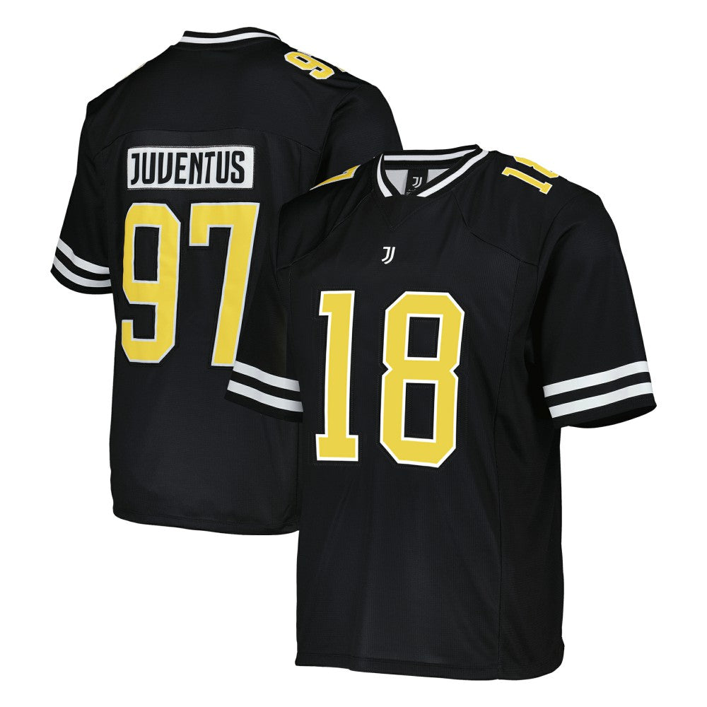 Juventus Collegiate American Football Foundation Fashion Jersey Black - Fanatics outlet