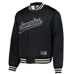 Juventus Collegiate Sateen Full-Snap Jacket Black - Fanatics Discount