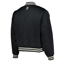 Juventus Collegiate Sateen Full-Snap Jacket Black - Fanatics Discount