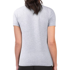 Buffalo Bills G-III 4Her by Carl Banks Women's Super-Slim Fit Lightweight Shadow Logo T-Shirt Gray
