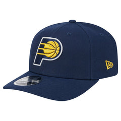 Indiana Pacers Core Logo 9SEVENTY Stretch-Snap Hat Navy | New Era US