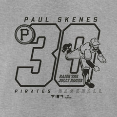 Paul Skenes Pittsburgh Pirates Player Graphic T-Shirt - Heather Gray - MLB Sale