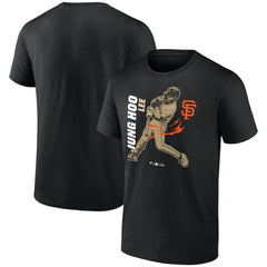 Jung Hoo Lee San Francisco Giants Player Graphic T-Shirt - Black - MLB Discount