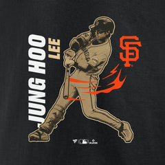 Jung Hoo Lee San Francisco Giants Player Graphic T-Shirt - Black - MLB Discount