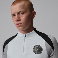 Paris Saint-Germain Jordan Brand Men's Strike Drill Quarter-Zip Long Sleeve Dri-FIT Top White - Jordan sale