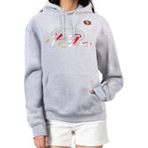 San Francisco 49ers G-III 4Her by Carl Banks Women's Shadow Logo Fleece Pullover Hoodie Gray