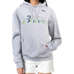 Seattle Seahawks G-III 4Her by Carl Banks Women's Shadow Logo Fleece Pullover Hoodie Gray