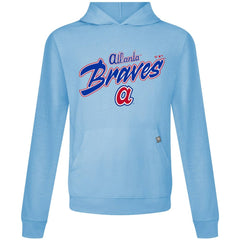 Atlanta Braves Levelwear Defiant Relay Pullover Hoodie - Light Blue - MLB Sale