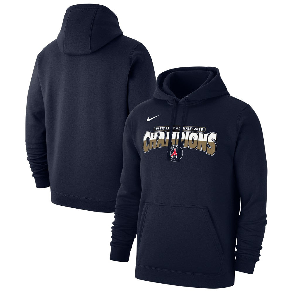 Paris Saint-Germain 2025 Champions League Winners Club Pullover Hoodie Navy - Nike for sale