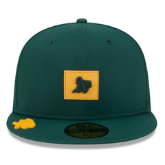 Athletics New Era 2026 Clubhouse 59FIFTY Fitted Hat - Green - New Era Lifestyle