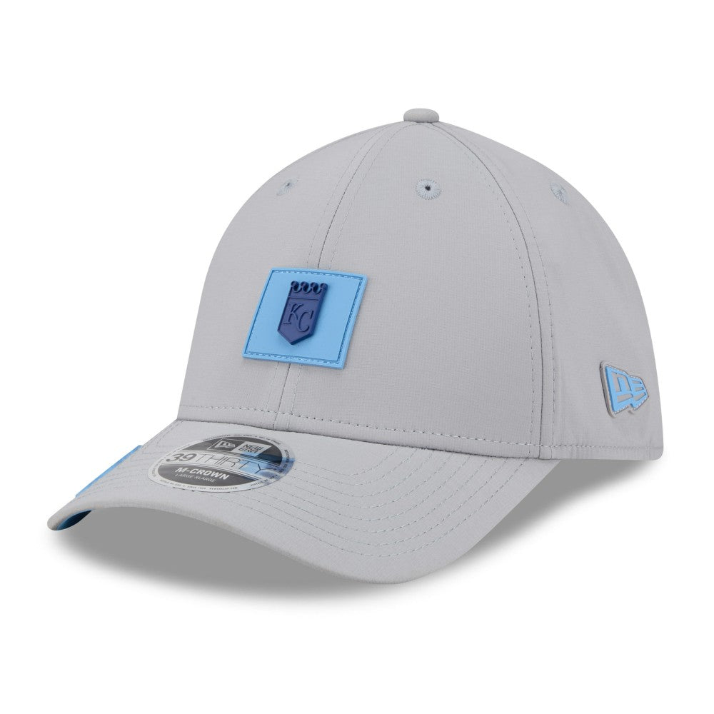 Kansas City Royals New Era 2026 Clubhouse Alternate 39THIRTY Flex Hat - Gray - New Era on Sale