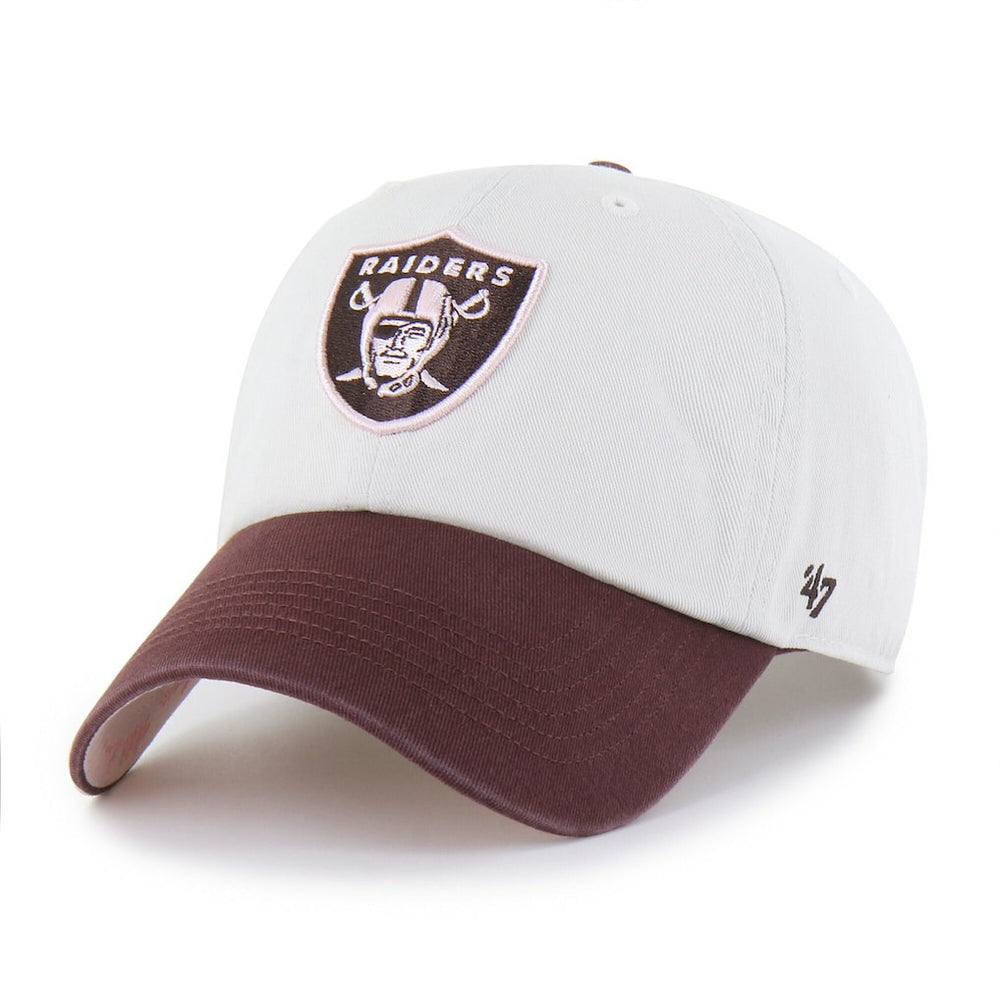 47 brand Las Vegas Raiders '47 Unisex Love Letter Clean Up Adjustable Hat Stone/Burgundy