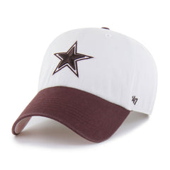 47 brand Dallas Cowboys '47 Unisex Love Letter Clean Up Adjustable Hat Stone/Burgundy