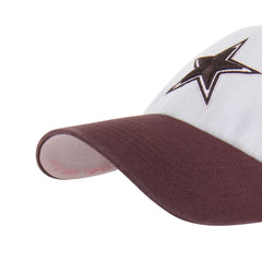 47 brand Dallas Cowboys '47 Unisex Love Letter Clean Up Adjustable Hat Stone/Burgundy