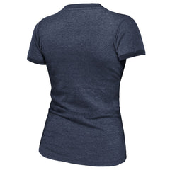 Florida Panthers Majestic Threads Women's 2025 Stanley Cup Champions Tri-Blend Ringer T-Shirt - Navy - NHL 203184901