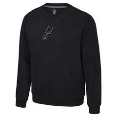 San Antonio Spurs Stadium Essentials Unisex Club Level Chenille Sweatshirt Black