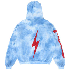 Philadelphia Phillies Aviator Nation x MLB Unisex Tie-Dye Tri-Blend Pullover Hoodie - Light Blue - MLB on Sale