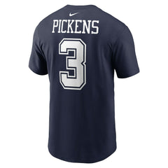 Nike George Pickens Dallas Cowboys Name & Number T-Shirt Navy