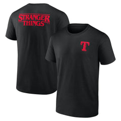 Texas Rangers Stranger Things Graphic T-Shirt - Black - MLB Online